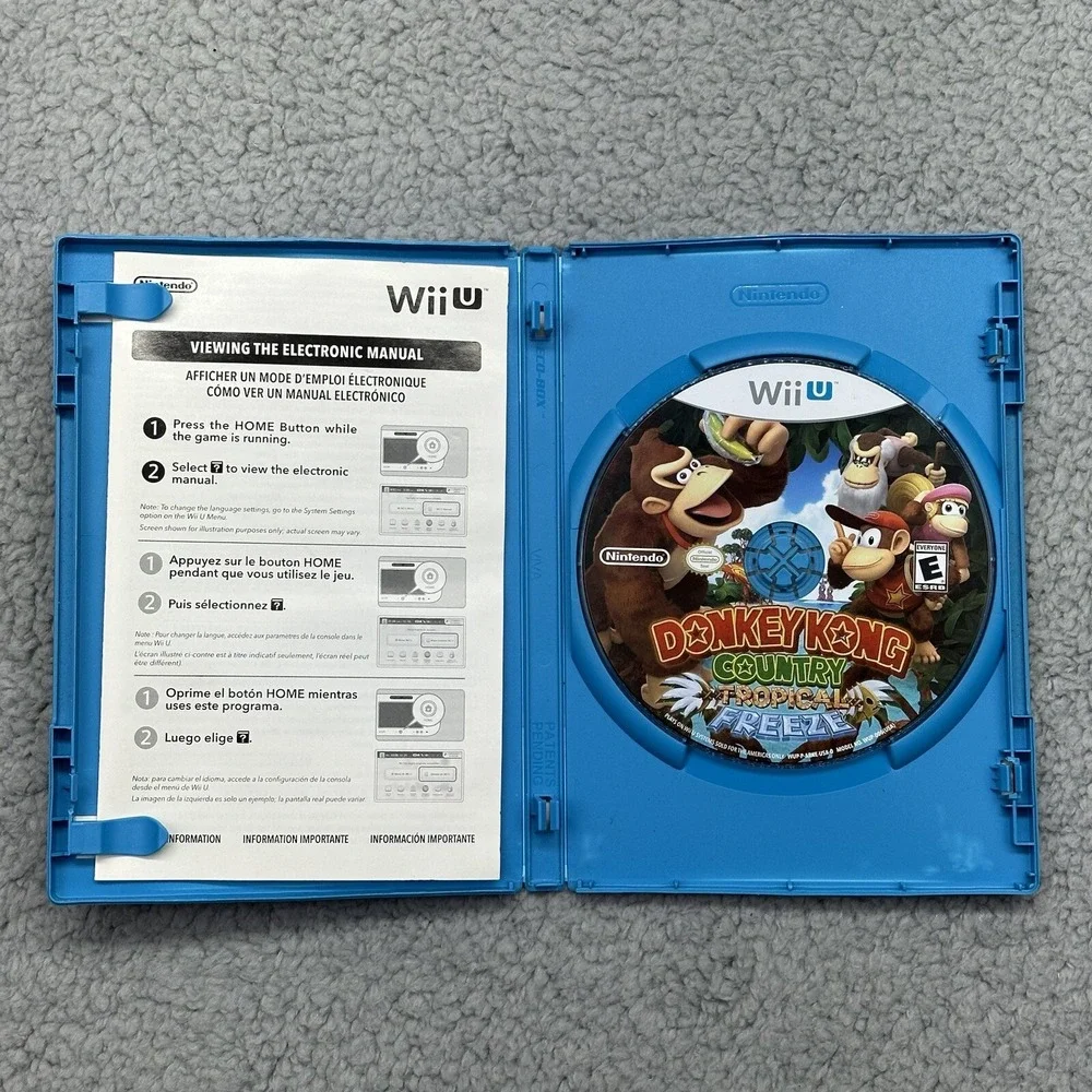 Nintendo Selects Wii U Donkey Kong Country: Tropical Freeze (Wii U, 2016) Game